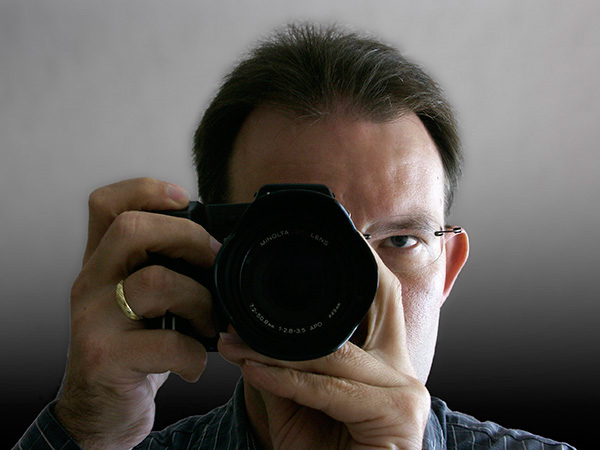 Ich mit Kamera im Spiegel